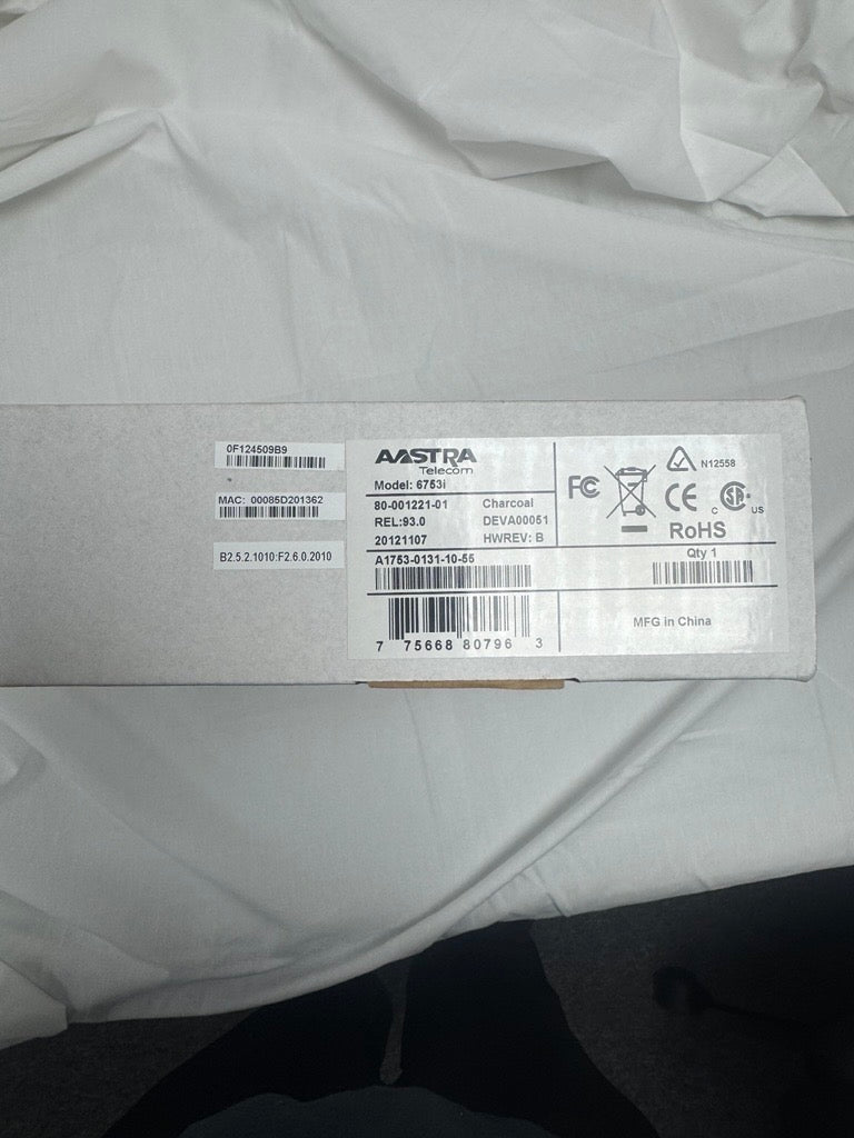 Aastra Telecom 6735i VoIP Phone - BLACK - NEW